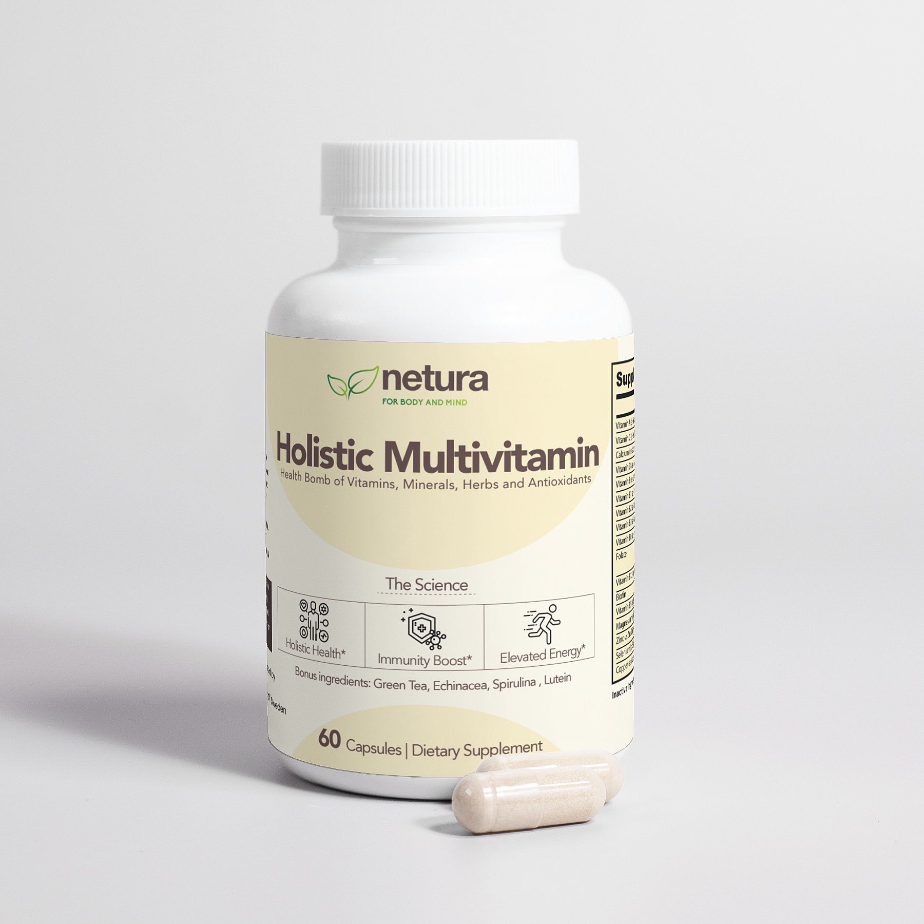 Holistic Multivitamin | Most Complete Multivitamin | Netura