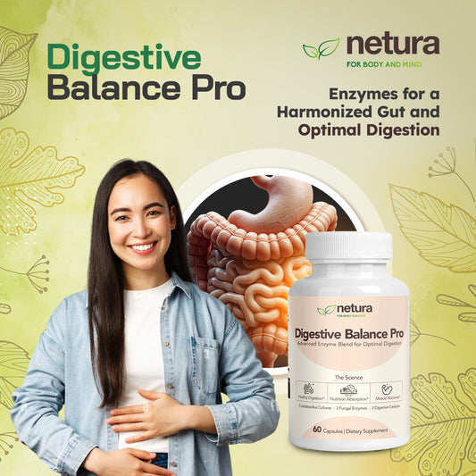 Digestive Balance Pro | Digestive Enzyme Supplements | Netura