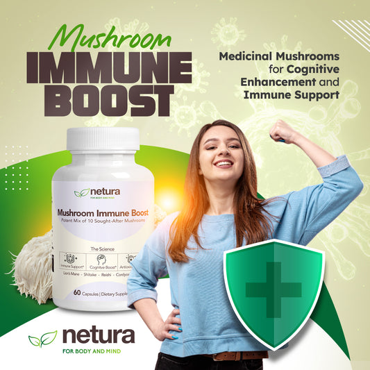 Mushroom Immune Boost | Best Mushroom Supplements | Netura